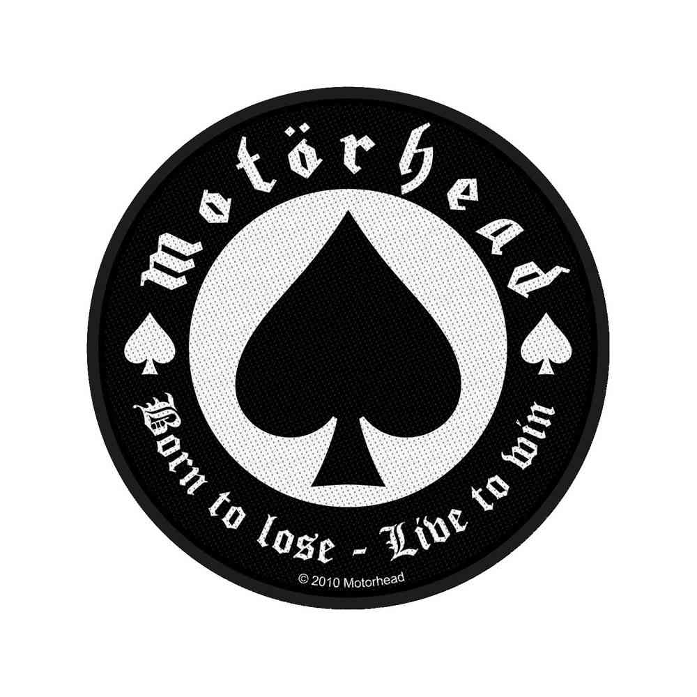Motorhead - Born To Lose Patch - Zwart